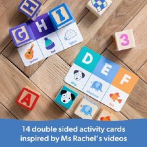 Melissa & Doug Ms. Rachel Wooden Learning Blocks New - Picture 7 of 11